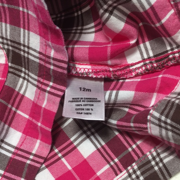 12m (6/$20) Plaid Flannel Dress by Carter’s - Picture 11 of 11